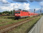 DB 143 931-4 with a RegionalExpress train